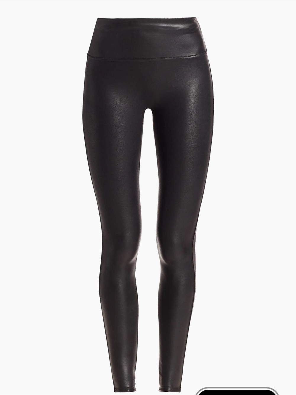SPANX Faux Leather Black Leggings